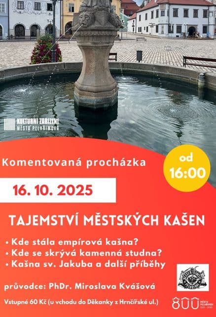 Komentovaná procházka - Tajemství městských kašen