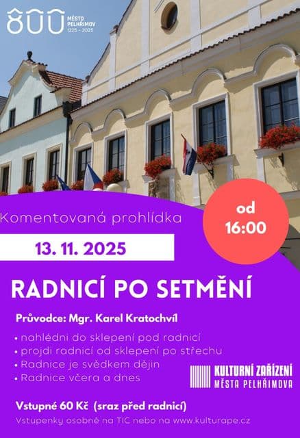 Komentovaná prohlídka - Radnicí po setmění