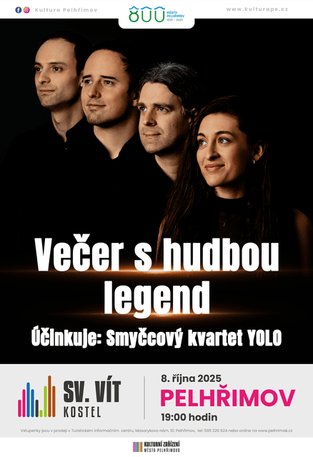 Večer s hudbou legend - YOLO KVARTET